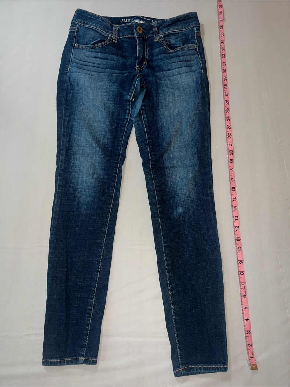 American Eagle Outfitters Dark Blue Stretch Jeggings